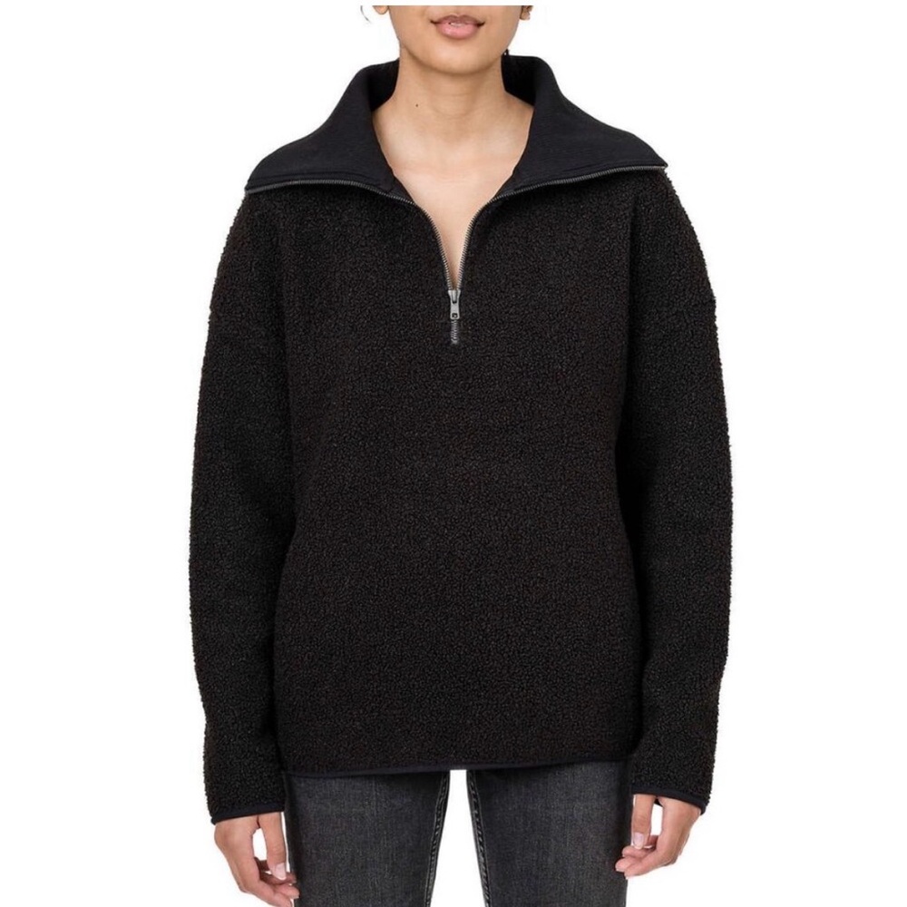 ELLE boucle quarter zip